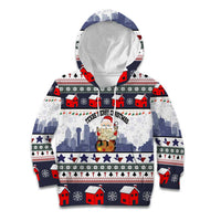 Texas Santa Christmas Kid Hoodie Xmas Holiday Patterns - Wonder Print Shop