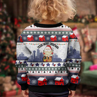 Texas Santa Christmas Kid Ugly Christmas Sweater Xmas Holiday Patterns - Wonder Print Shop