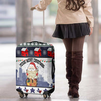 Texas Santa Christmas Luggage Cover Xmas Holiday Patterns - Wonder Print Shop