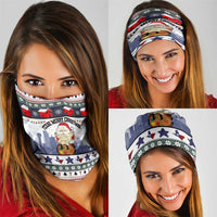 Texas Santa Christmas Neck Gaiter Xmas Holiday Patterns - Wonder Print Shop