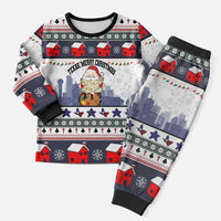 Texas Santa Christmas Pajama Set Xmas Holiday Patterns - Wonder Print Shop