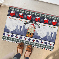 Texas Santa Christmas Rubber Doormat Xmas Holiday Patterns - Wonder Print Shop