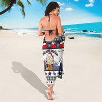 Texas Santa Christmas Sarong Xmas Holiday Patterns - Wonder Print Shop