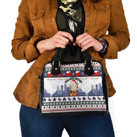 Texas Santa Christmas Shoulder Handbag Xmas Holiday Patterns - Wonder Print Shop