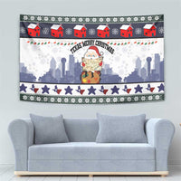 Texas Santa Christmas Tapestry Xmas Holiday Patterns - Wonder Print Shop