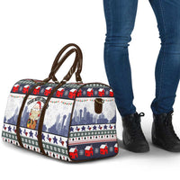 Texas Santa Christmas Travel Bag Xmas Holiday Patterns - Wonder Print Shop