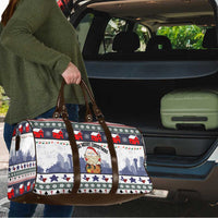 Texas Santa Christmas Travel Bag Xmas Holiday Patterns - Wonder Print Shop