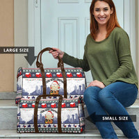 Texas Santa Christmas Travel Bag Xmas Holiday Patterns - Wonder Print Shop