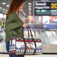 Texas Santa Christmas Travel Bag Xmas Holiday Patterns - Wonder Print Shop