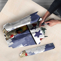 Texas Santa Christmas Umbrella Xmas Holiday Patterns - Wonder Print Shop