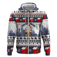 Texas Santa Christmas Zip Hoodie Xmas Holiday Patterns - Wonder Print Shop
