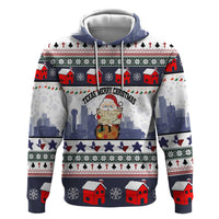 Texas Santa Christmas Zip Hoodie Xmas Holiday Patterns - Wonder Print Shop