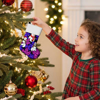 Christmas Snowman Leaves Christmas Stocking Xmas Holiday Patterns - Wonder Print Shop