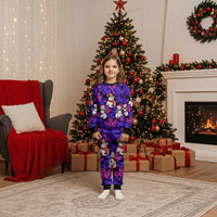 Christmas Snowman Leaves Christmas Pajama Set Xmas Holiday Patterns - Wonder Print Shop