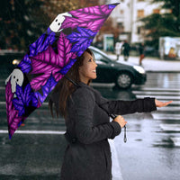 Christmas Snowman Leaves Umbrella Xmas Holiday Patterns - Wonder Print Shop