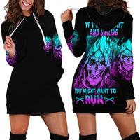 If I'm Too Quiet And Smiling Hoodie Dress - Wonder Print Shop