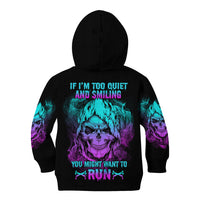 If I'm Too Quiet And Smiling Kid Hoodie - Wonder Print Shop