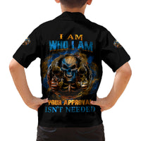 I Am Who I Am Family Matching Off Shoulder Short Dress and Hawaiian Shirt - Wonder Print Shop