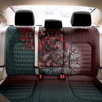 Viking Warrior Back Car Seat Cover with Runes and Blood Battle Scene Norse Valor Tribute - Wonder Print Shop