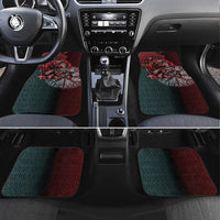 Viking Warrior Car Mats with Runes and Blood Battle Scene Norse Valor Tribute - Wonder Print Shop