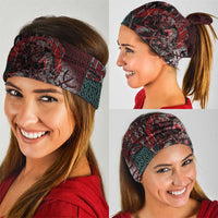 Viking Warrior Neck Gaiter with Runes and Blood Battle Scene Norse Valor Tribute - Wonder Print Shop