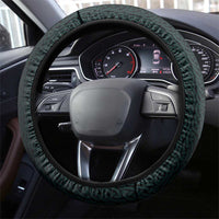 Viking Warrior Steering Wheel Cover with Runes and Blood Battle Scene Norse Valor Tribute - Wonder Print Shop