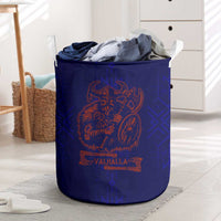 Valhalla Warrior Viking Laundry Basket with Axes and Norse Symbols Norse Mythology Tribute - Wonder Print Shop