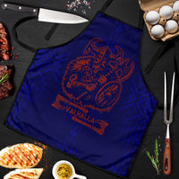 Valhalla Warrior Viking Apron with Axes and Norse Symbols Norse Mythology Tribute - Wonder Print Shop