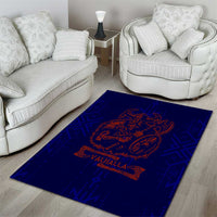 Valhalla Warrior Viking Area Rug with Axes and Norse Symbols Norse Mythology Tribute - Wonder Print Shop