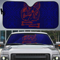 Valhalla Warrior Viking Auto Sun Shade with Axes and Norse Symbols Norse Mythology Tribute - Wonder Print Shop