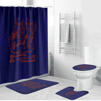 Valhalla Warrior Viking Bathroom Set with Axes and Norse Symbols Norse Mythology Tribute - Wonder Print Shop