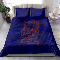 Valhalla Warrior Viking Bedding Set with Axes and Norse Symbols Norse Mythology Tribute - Wonder Print Shop