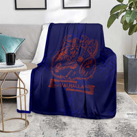 Valhalla Warrior Viking Blanket with Axes and Norse Symbols Norse Mythology Tribute - Wonder Print Shop