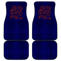 Valhalla Warrior Viking Car Mats with Axes and Norse Symbols Norse Mythology Tribute - Wonder Print Shop