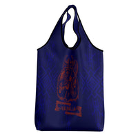 Valhalla Warrior Viking Grocery Bag with Axes and Norse Symbols Norse Mythology Tribute - Wonder Print Shop