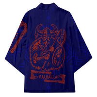 Valhalla Warrior Viking Kimono with Axes and Norse Symbols Norse Mythology Tribute - Wonder Print Shop