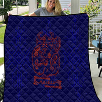 Valhalla Warrior Viking Quilt with Axes and Norse Symbols Norse Mythology Tribute - Wonder Print Shop