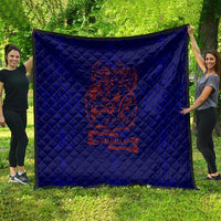 Valhalla Warrior Viking Quilt with Axes and Norse Symbols Norse Mythology Tribute - Wonder Print Shop