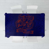 Valhalla Warrior Viking Tablecloth with Axes and Norse Symbols Norse Mythology Tribute - Wonder Print Shop