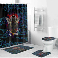 Odin Raven Viking Bathroom Set with Valknut and Runes Norse Mythology and Magic Tribute - Wonder Print Shop