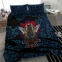 Odin Raven Viking Bedding Set with Valknut and Runes Norse Mythology and Magic Tribute - Wonder Print Shop