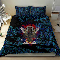 Odin Raven Viking Bedding Set with Valknut and Runes Norse Mythology and Magic Tribute - Wonder Print Shop