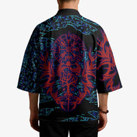 Odin Raven Viking Kimono with Valknut and Runes Norse Mythology and Magic Tribute - Wonder Print Shop