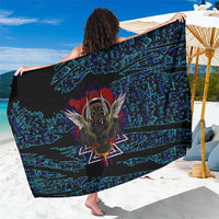 Odin Raven Viking Sarong with Valknut and Runes Norse Mythology and Magic Tribute - Wonder Print Shop