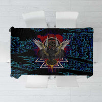 Odin Raven Viking Tablecloth with Valknut and Runes Norse Mythology and Magic Tribute - Wonder Print Shop