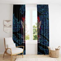 Odin Raven Viking Window Curtain with Valknut and Runes Norse Mythology and Magic Tribute - Wonder Print Shop
