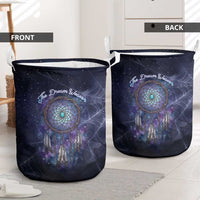 Dreamcatcher Native American Laundry Basket Feathers and Starry Night Sky The Dream Weaver Theme - Wonder Print Shop