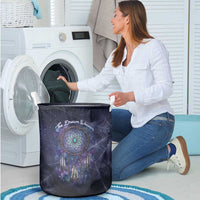 Dreamcatcher Native American Laundry Basket Feathers and Starry Night Sky The Dream Weaver Theme - Wonder Print Shop