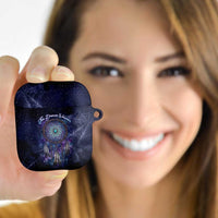 Dreamcatcher Native American AirPods Case Feathers and Starry Night Sky The Dream Weaver Theme - Wonder Print Shop