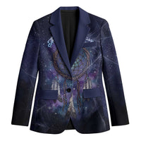 Dreamcatcher Native American Blazer Feathers and Starry Night Sky The Dream Weaver Theme - Wonder Print Shop